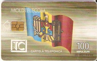 MOL-19 - Moldova Flag -  100 imp.