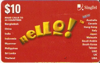 SIN-PHEL-011-0610 - Hello ! - Vermelho