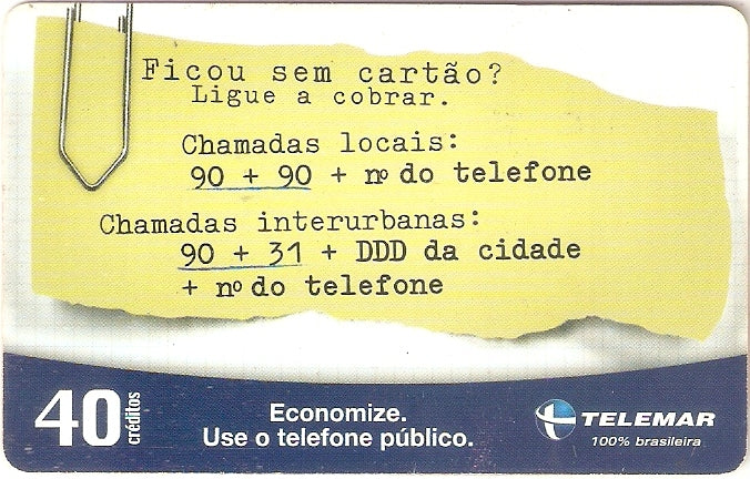PBT03-09 - Ficou sem Cartão ?