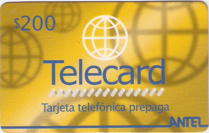 URU-P-12A - Telecard Amarelo