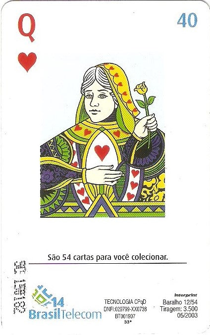 SCC03-12 -Baralho Verde - 12/54
