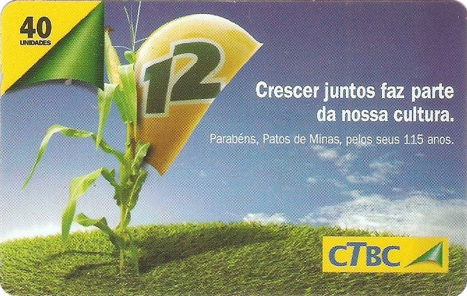 CTBCT07-055 - Pato de Minas - 115 anos
