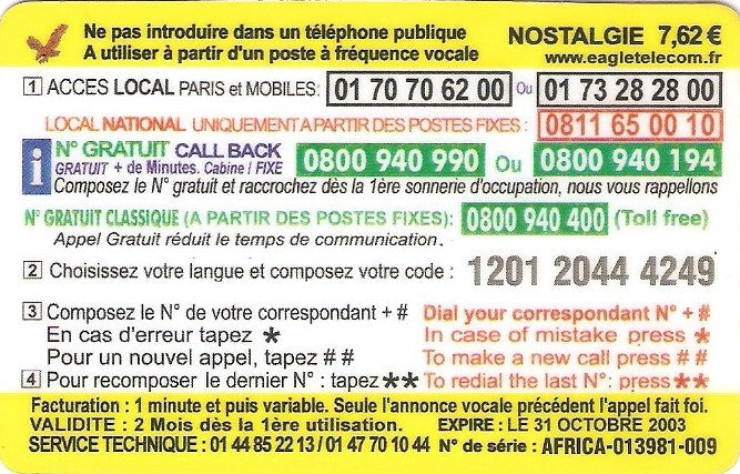 FRA-EAG-083-031031A - Nostalgie