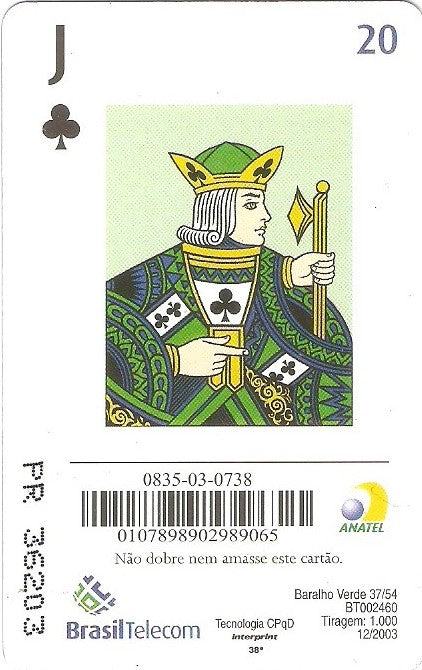 PRC03-243 - Baralho Verde - 37/54