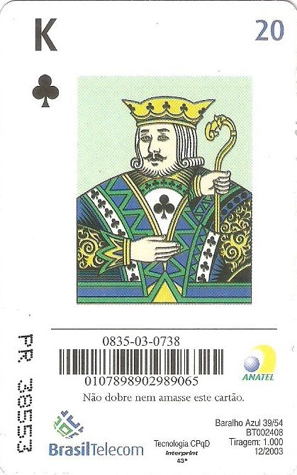 PRC03-234 - Baralho Azul - 39/54