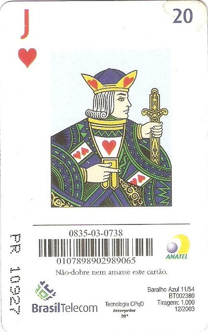 PRC03-230 - Baralho Azul - 11/54