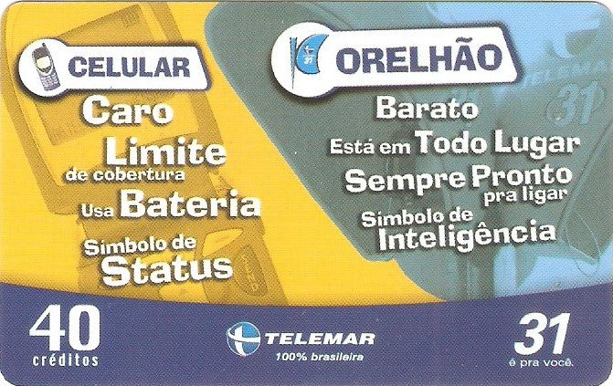BAT04-003 - Celular x Orelhão
