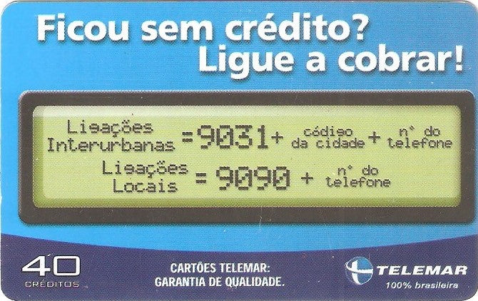 BAT03-010 - Ficou sem Crédito?