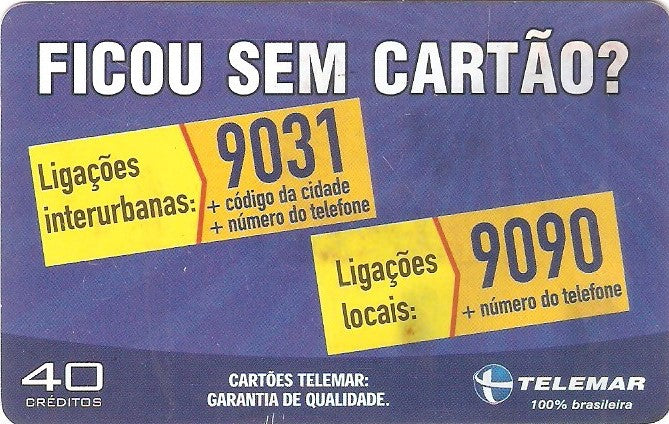 BAT02-157 - Ficou sem Cartão?