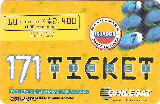 CHL-PP-18 - 171 Ticket