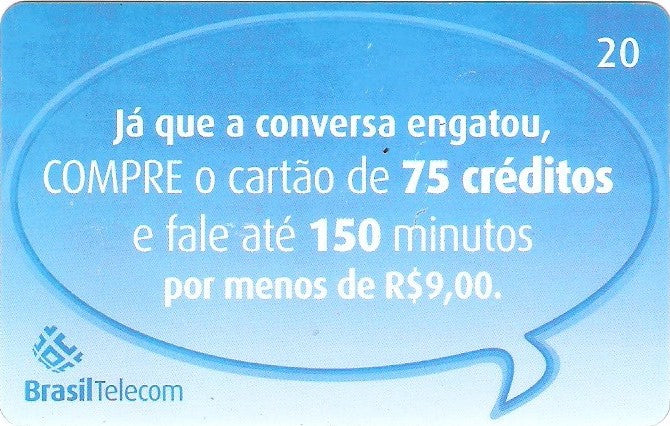 GOC06-058 - Cartão 75 Créditos