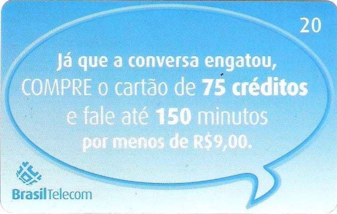 GOC06-060 - Cartão 75 Créditos