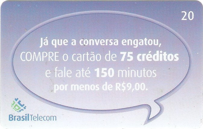 GOC06-064 - Cartão 75 Créditos