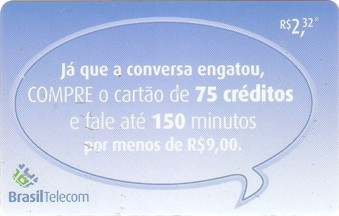 GOC06-070 - Cartão 75 Créditos - 2,32