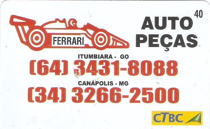 CTBC-T-0890 - Ferrari Auto Peças