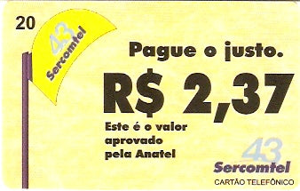 LON07-35 - Pague o Justo R$ 2,37