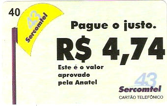 LON07-39 - Pague o Justo R$ 4.74