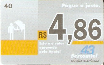 LON09-24 - Pague o Justo R$ 4,86