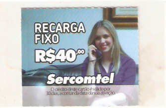 SERC-PF-035 - Recarga Fixo - 40,00