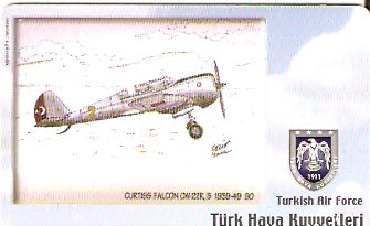 TUR-C-129 - Avião - Curtiss Falcon CW-22R,B 1939-49