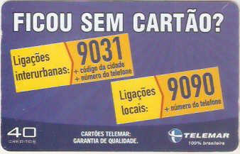 RJT02-178 - Ficou sem Cartão?