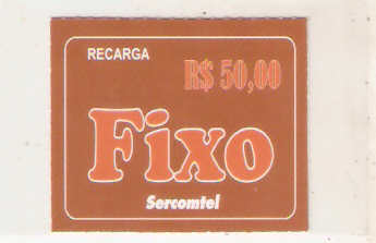 SERC-PF-021a - Recarga Fixo - 50,00