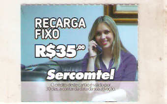 SERC-PF-025 - Recarga Fixo - 35,00