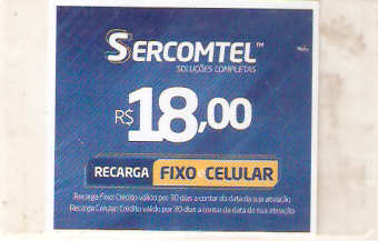 SERC-FC-01 - Fixo e Celular - R$ 18.00