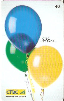 CTBC-T-1448 - CTBC 52 anos - 1/2 40C