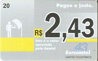 LON09-22 - Pague o Justo R$ 2,43