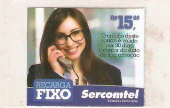 SERC-PF-032 - Recarga Fixo - 15,00