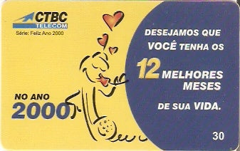 CTBC-T-0408 - Feliz 2000 - 1/4