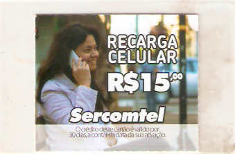 SERC-PC-041 - Recarga Celular - 15,00