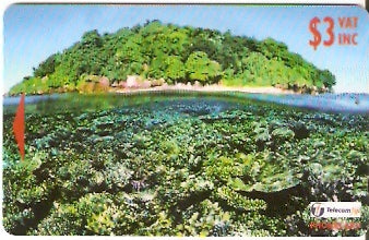 FIJ-134 - Coral Reef & Island