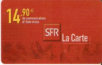 FRA-P-163 - La Carte 14,90 Euros
