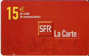 FRA-P-164 - La Carte 15,00 Euros