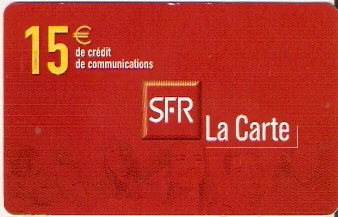 FRA-P-165 - La Carte 15,00 Euros