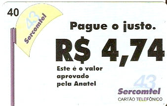 LON07-37 - Pague o Justo R$ 4,74