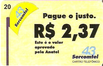 LON08-18 - Pague o Justo R$ 2,37