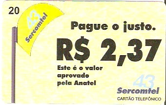 LON08-20 - Pague o Justo R$ 2,37