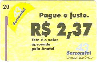 LON08-21 - Pague o Justo R$ 2,37