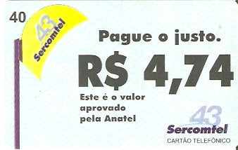 LON08-23 - Pague o Justo R$ 4,74