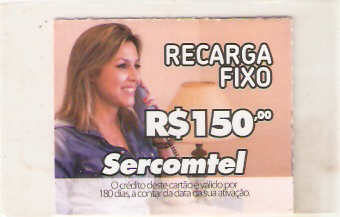 SERC-PF-030 - Recarga Fixo - 150,00